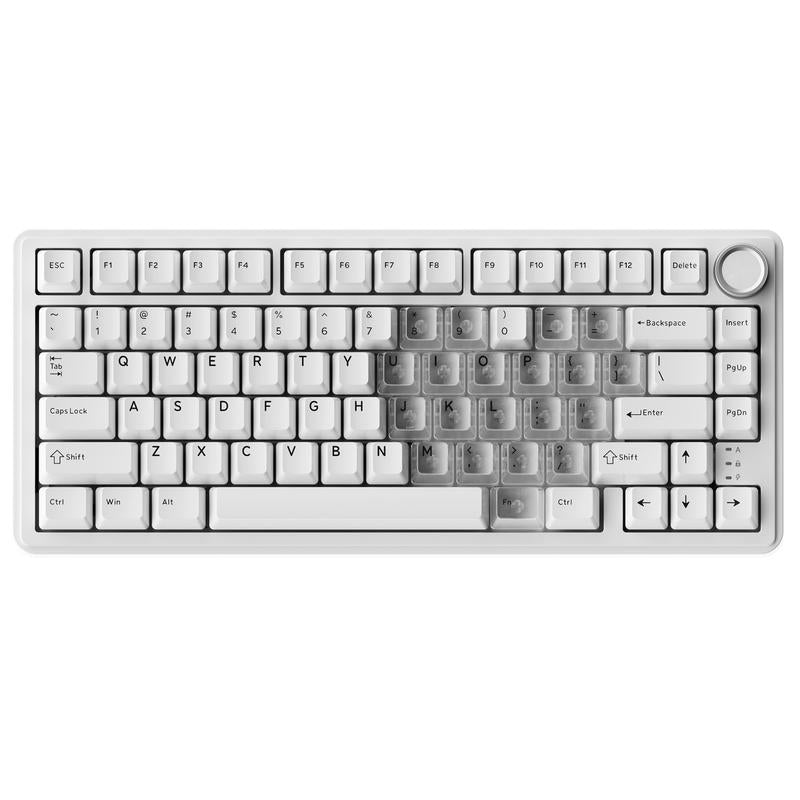 XVX M75 Lumina Tri-Mode 75% Mechanical Wireless Keyboard with Knob