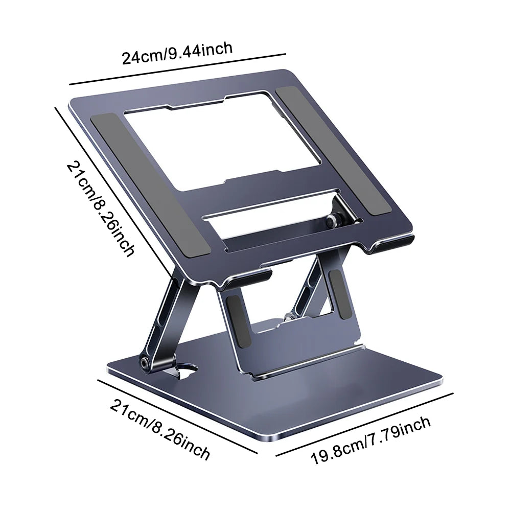 Laptop Stand Adjustable Desktop Projector Stand for 10-15.6" Air Pro Dell HP Lenovo Laptop and Projector Riser